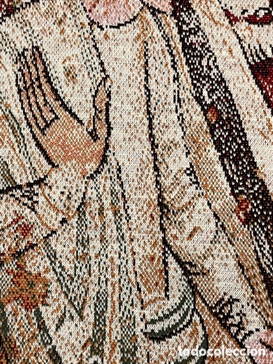Arte: Cuadro religioso en Jacquard de punto - Foto 2