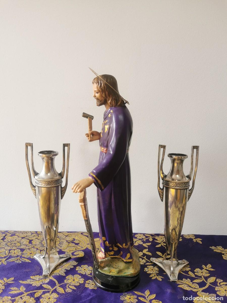Arte: San Jos&eacute; Carpintero 33cm - Foto 4