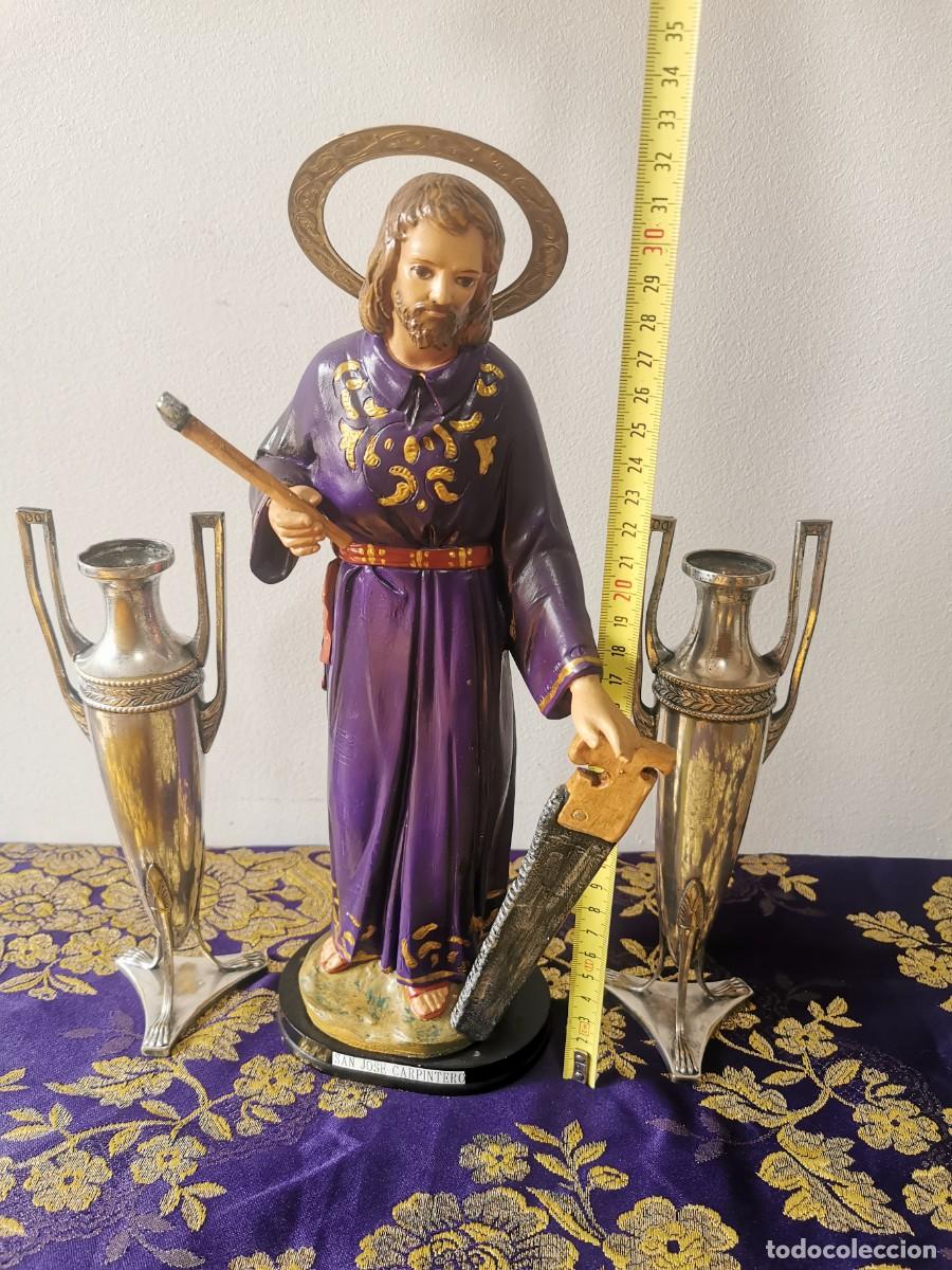 Arte: San Jos&eacute; Carpintero 33cm - Foto 5
