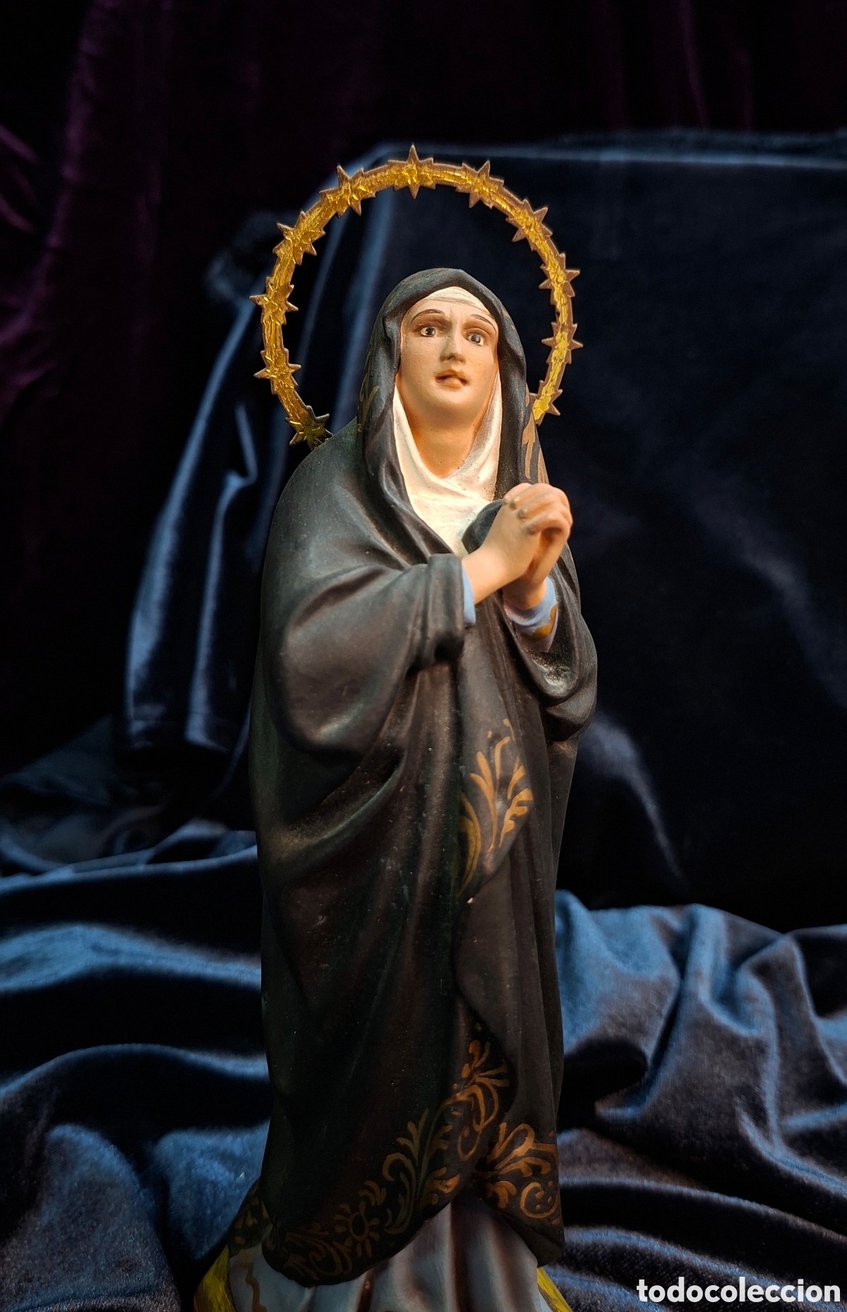 Arte: Virgen de los Dolores, ojos de cristal, principios S. XX