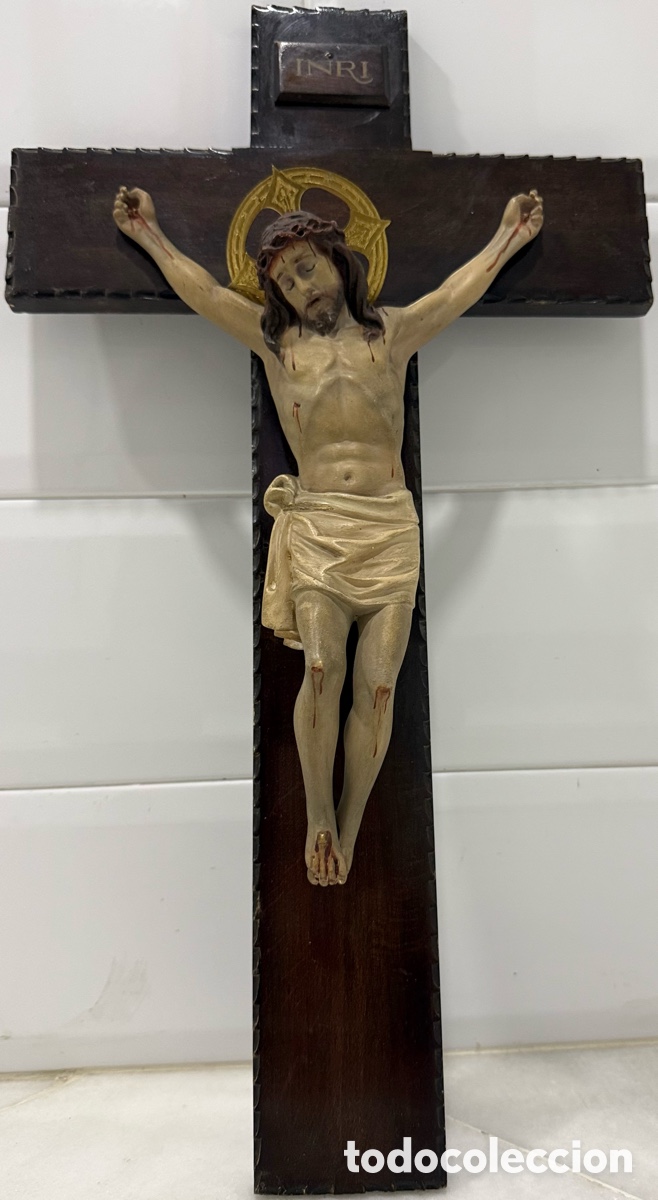 Arte: ANTIGUO CRISTO EXPIRACI&Oacute;N ARTE CRISTIANO OLOT