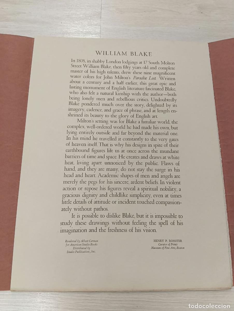 Arte: William Blake. Paradise Lost. - Foto 2