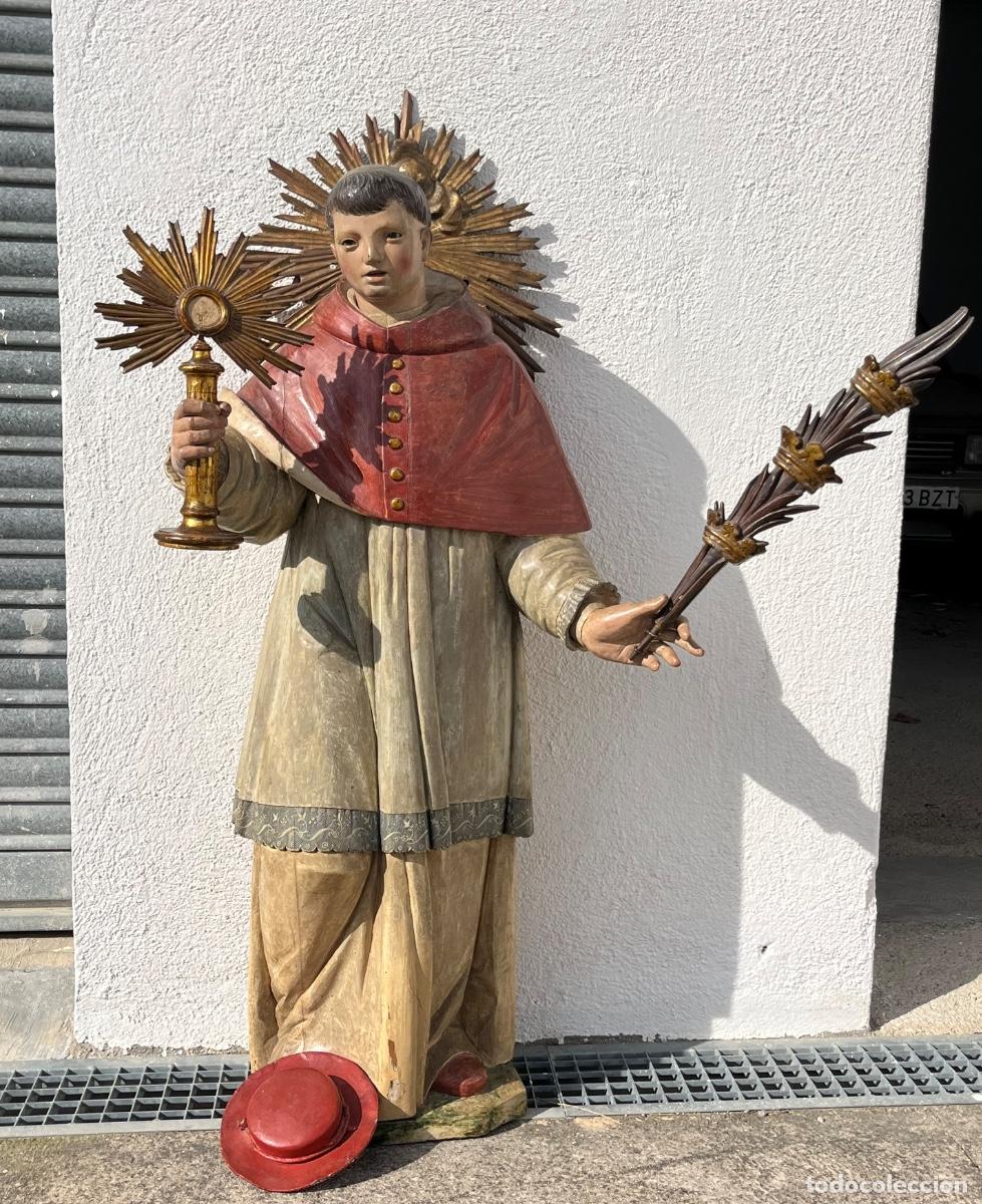 Arte: TALLA POLICROMADA DE SAN RAMON NOMATO SIGLO XVIII