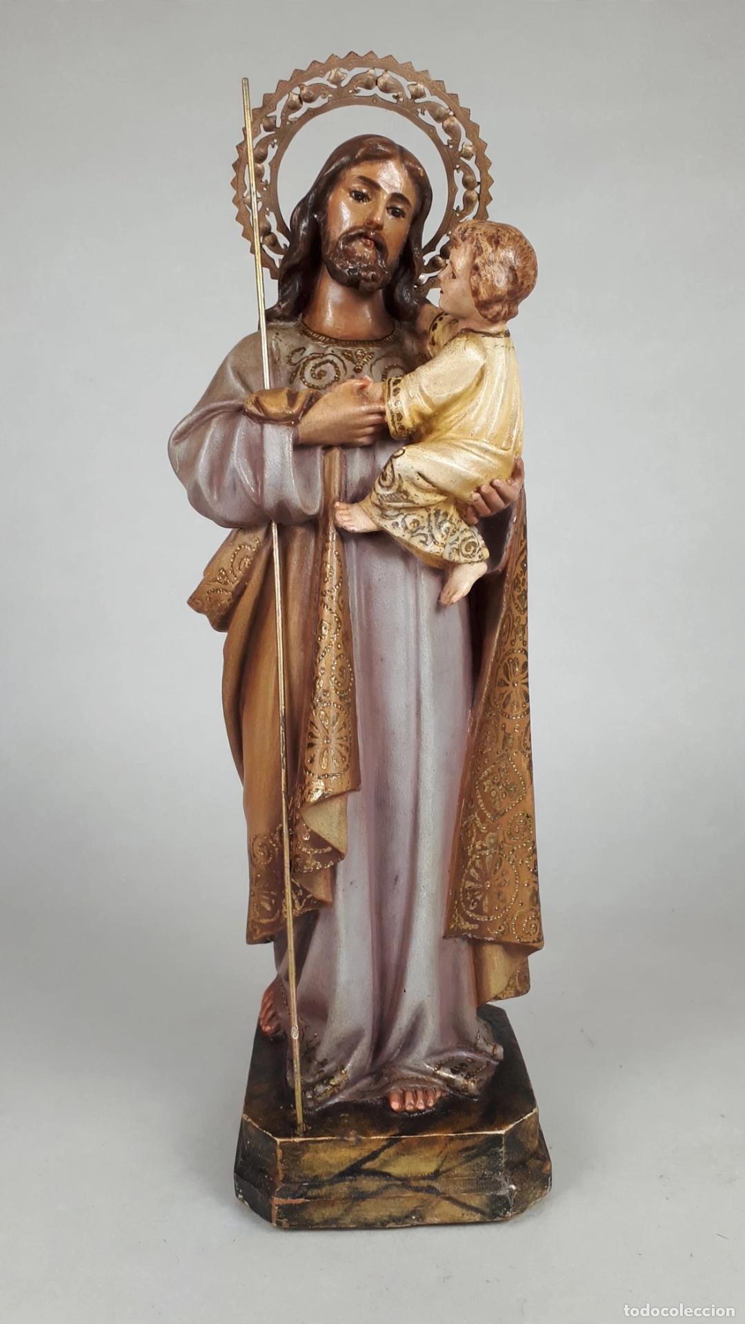 Arte: SAN JOS&Eacute;. OLOT SIGLO XIX. 34 CTMS.