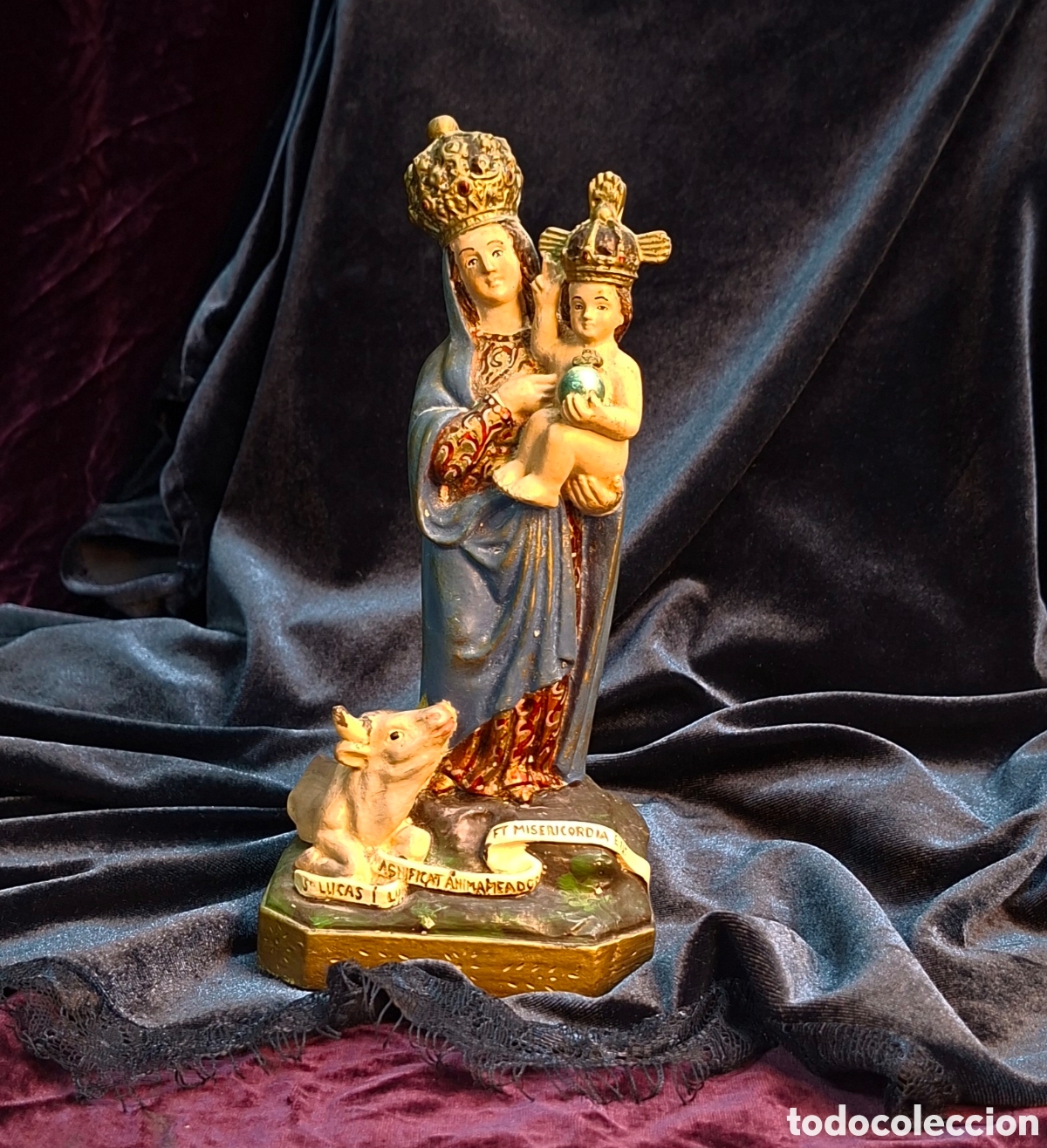 Art: Virgen Mar&iacute;a Auxiliadora en yeso compacto