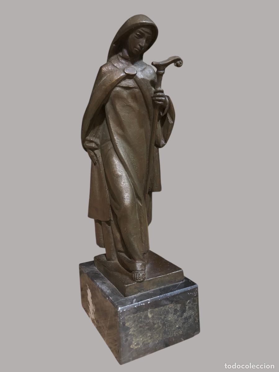 Arte: SANTA TERESA EN BRONCE, FIRMADA