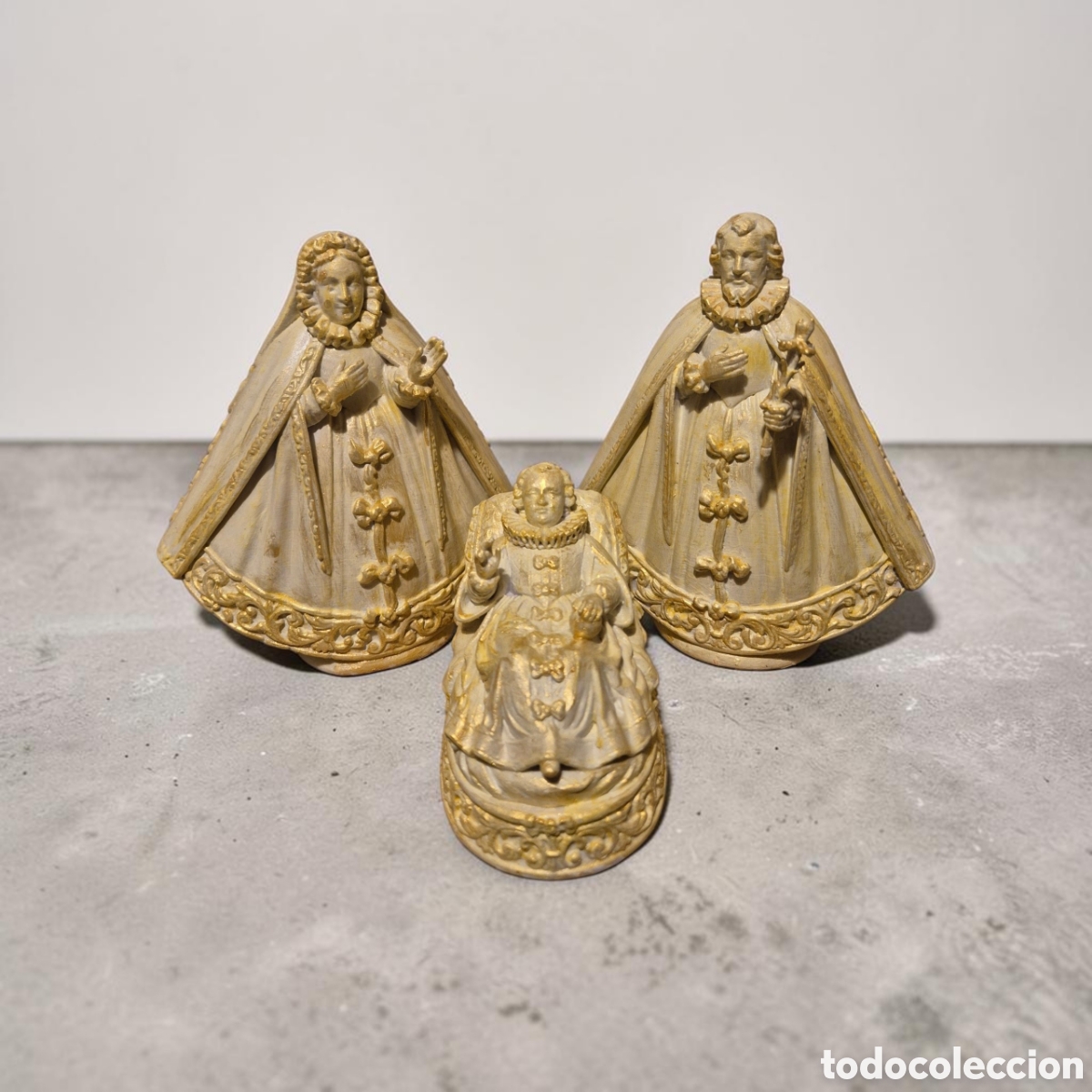 Arte: Figuras Bel&eacute;n imitaci&oacute;n marfil.