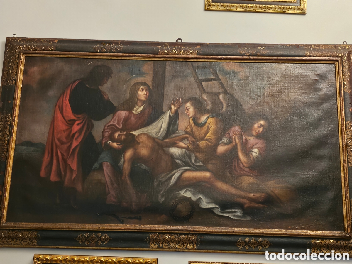 Arte: Pintura &oacute;leo lienzo siglo XVIII