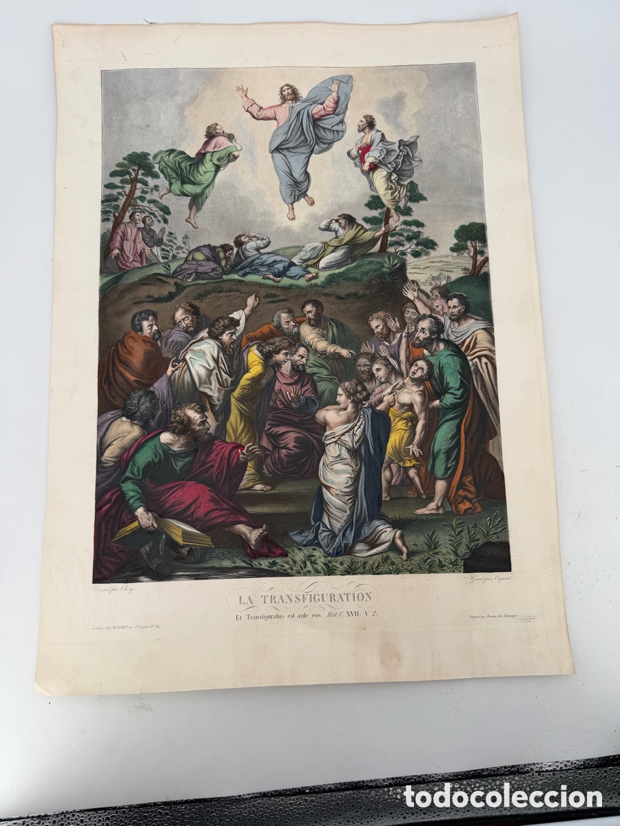 Arte: L&aacute;mina Religiosa Antigua - Foto 2