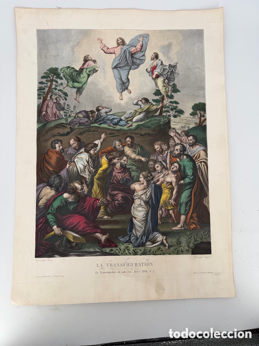 Arte: L&aacute;mina Religiosa Antigua - Foto 3