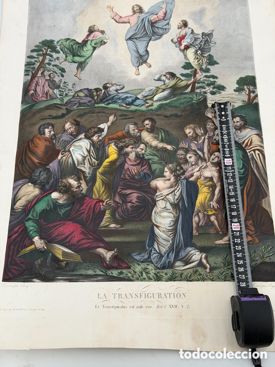 Arte: L&aacute;mina Religiosa Antigua - Foto 6