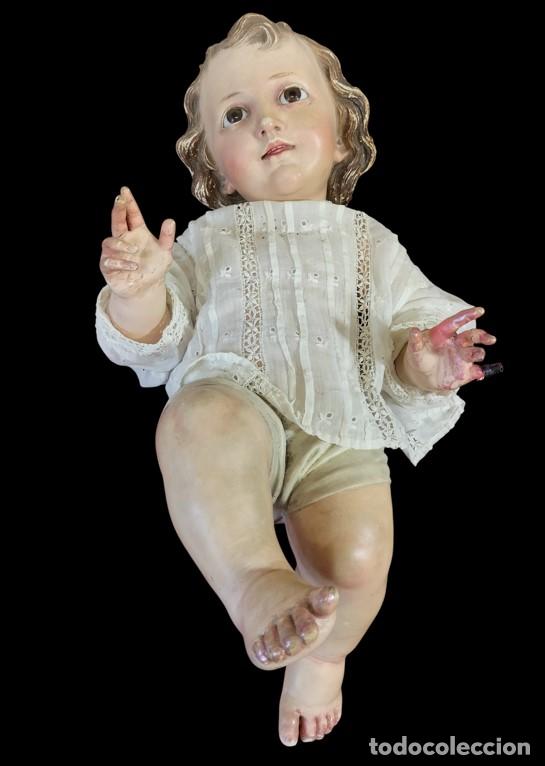 Arte: FIGURA DEL NI&Ntilde;O JES&Uacute;S. TALLER EL RENACIMIENTO, OLOT. ESTUCO POLICROMADO. ESPA&Ntilde;A. S. XX.