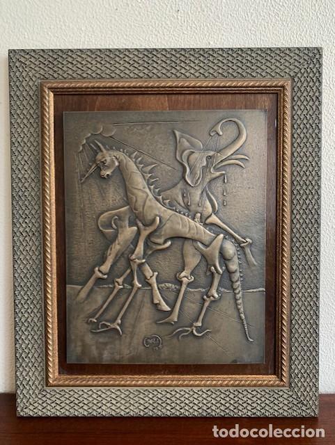 Arte: Salvador Dal&iacute; 1978 - La Nascita degli Animali Births of the animals Hot Cast Bronze Framed