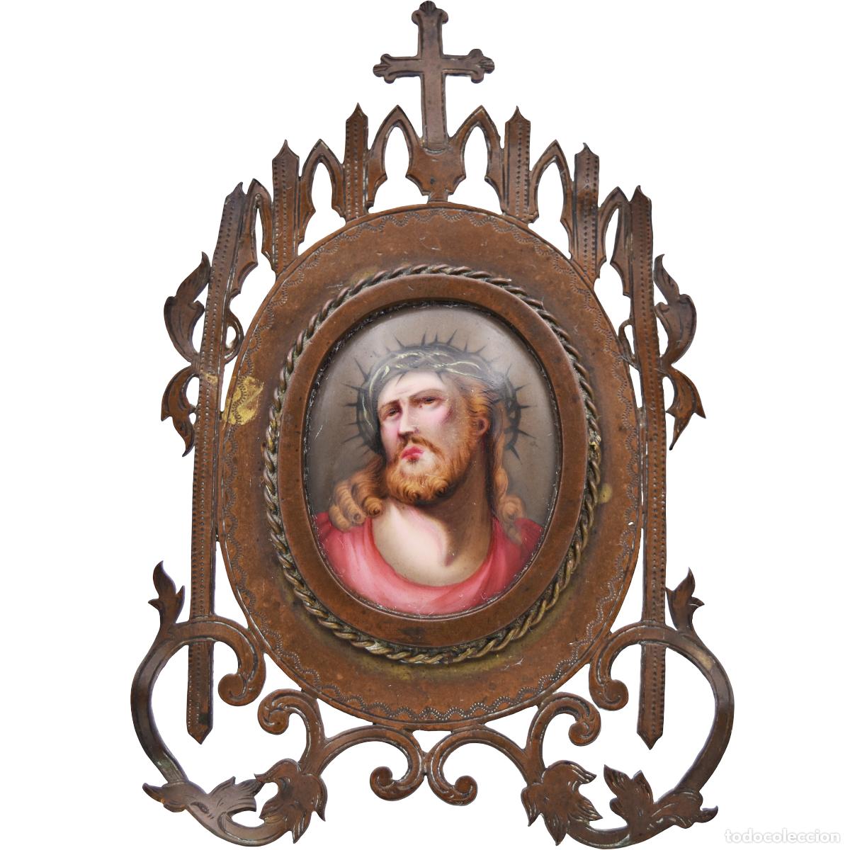 Arte: Relicario devocional - S. XIX - Ecce Homo - Foto 1