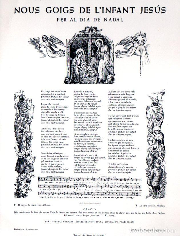 Arte: NOUS GOIGS DE L'INFANT JES&Uacute;S (TORRELL DE REUS, 1976)