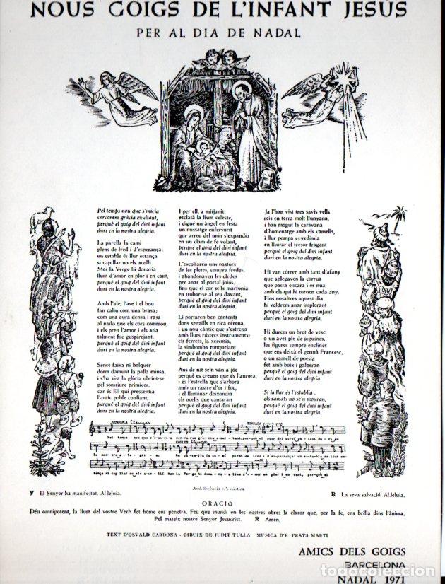 Arte: NOUS GOIGS DE L'INFANT JES&Uacute;S (AMICS DEL GOIGS, 1971)