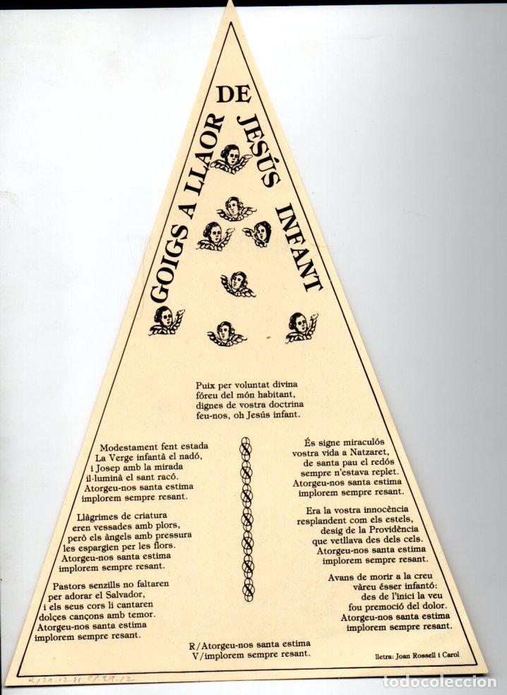Arte: GOIGS A LLAOR DE JES&Uacute;S INFANT (1981)