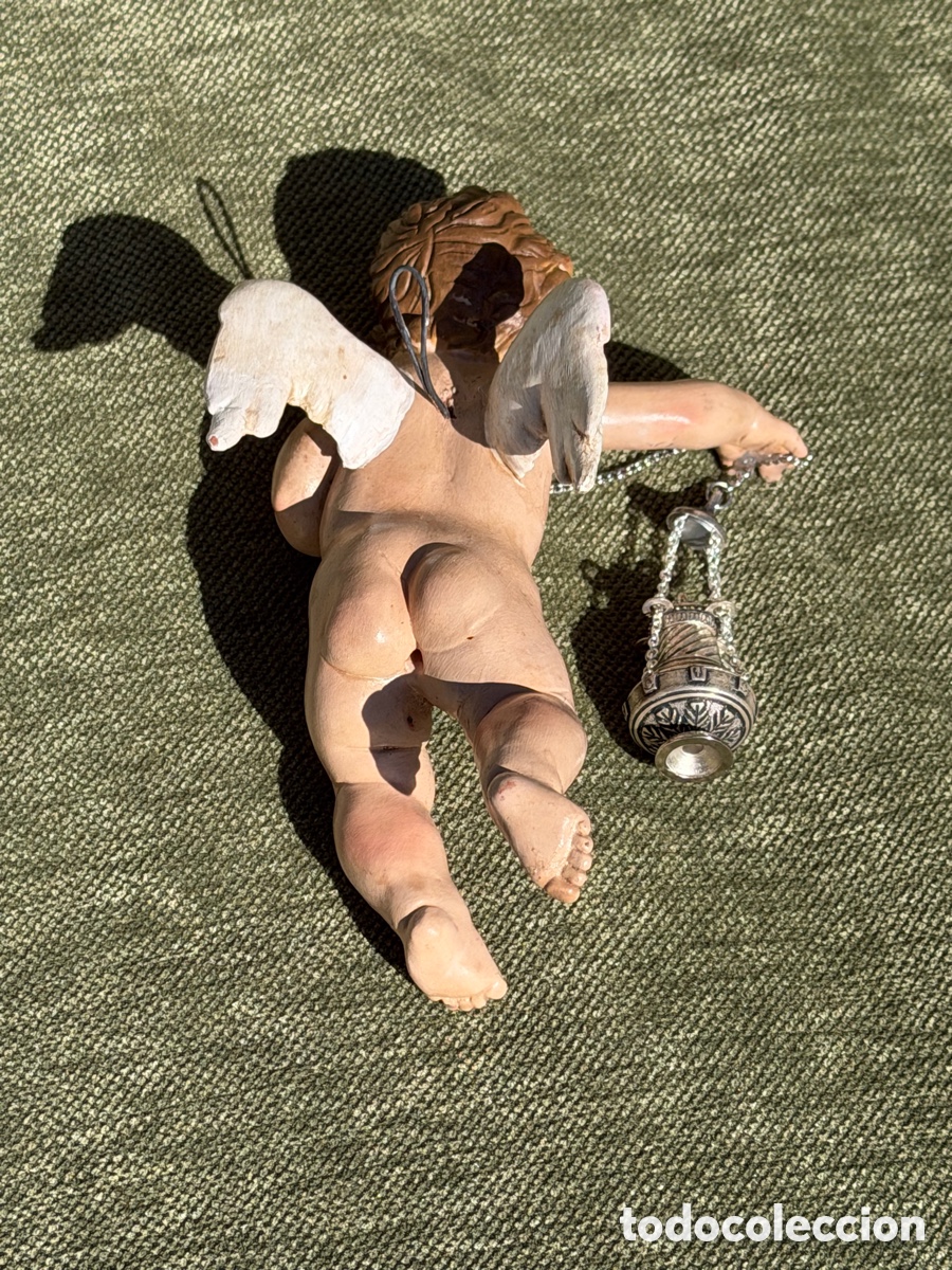 Arte: Querub&iacute;n / Putti con inciensario. - Foto 7