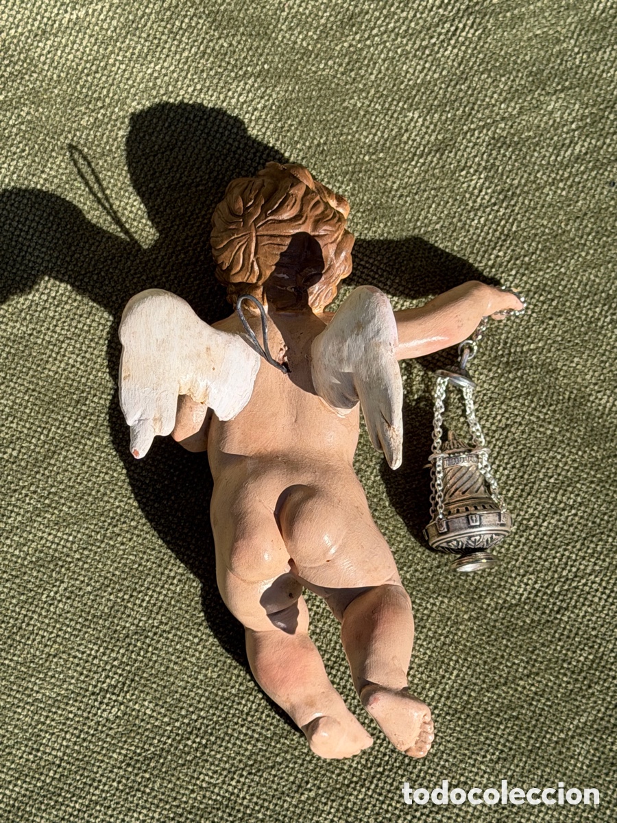 Arte: Querub&iacute;n / Putti con inciensario. - Foto 8