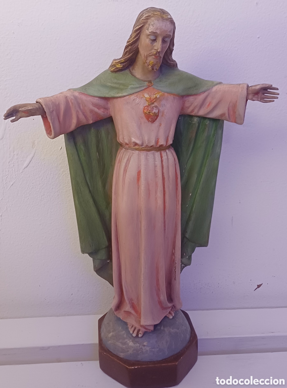 Arte: SAGRADO CORAZON DE JES&Uacute;S 40 CM OLOT