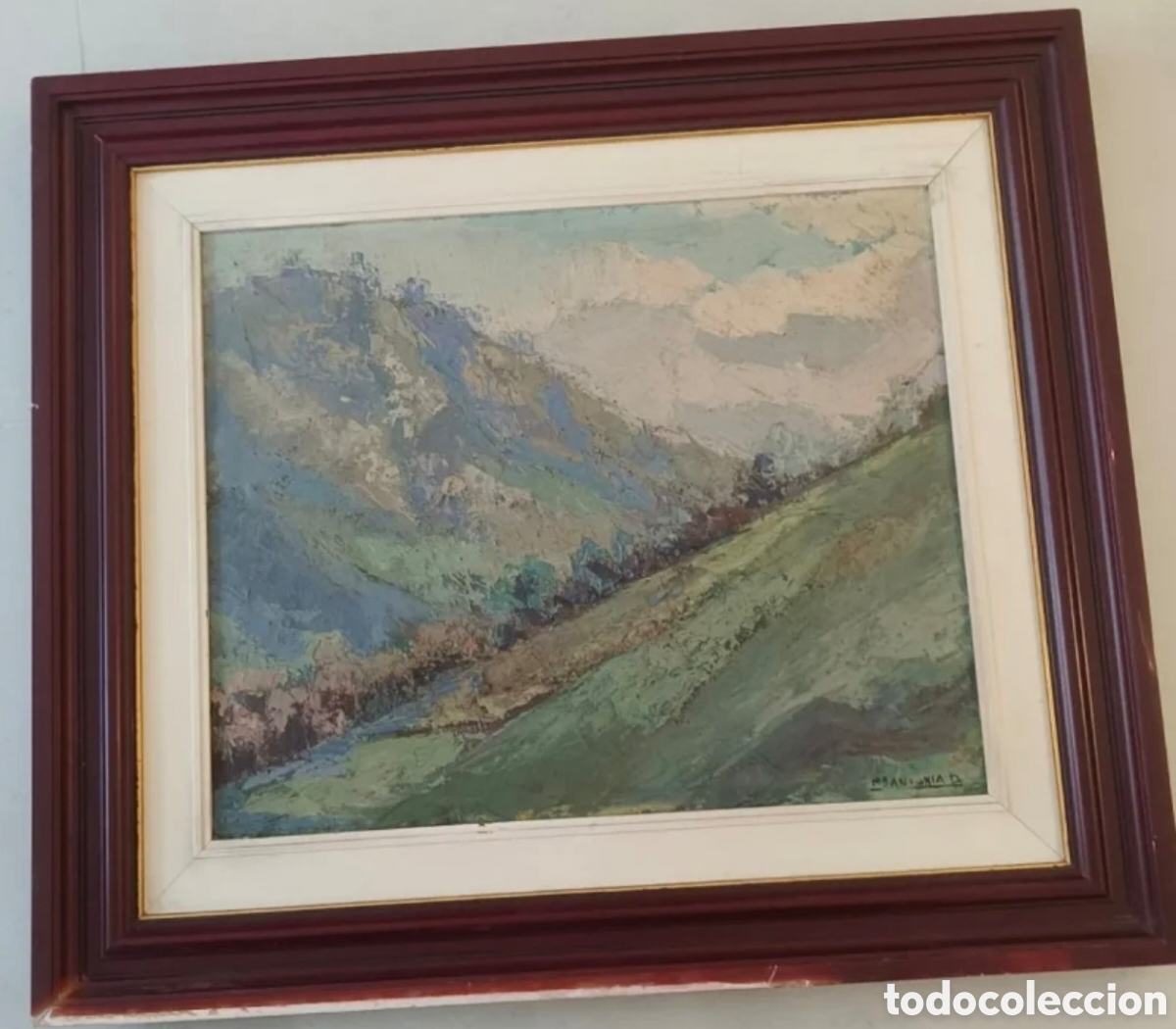 Arte: &Oacute;leo/Lienzo (46x38) - Firmado M. Antonia Dans
