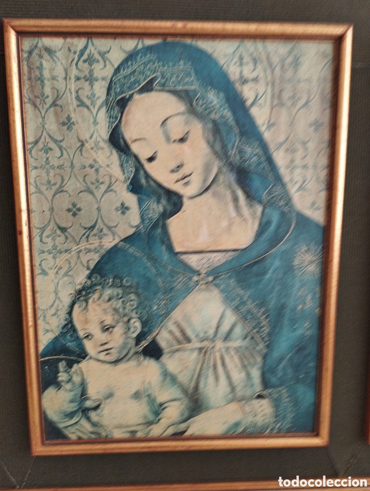 Arte: Antiguo y Gran Tr&iacute;ptico Religioso. - Foto 8