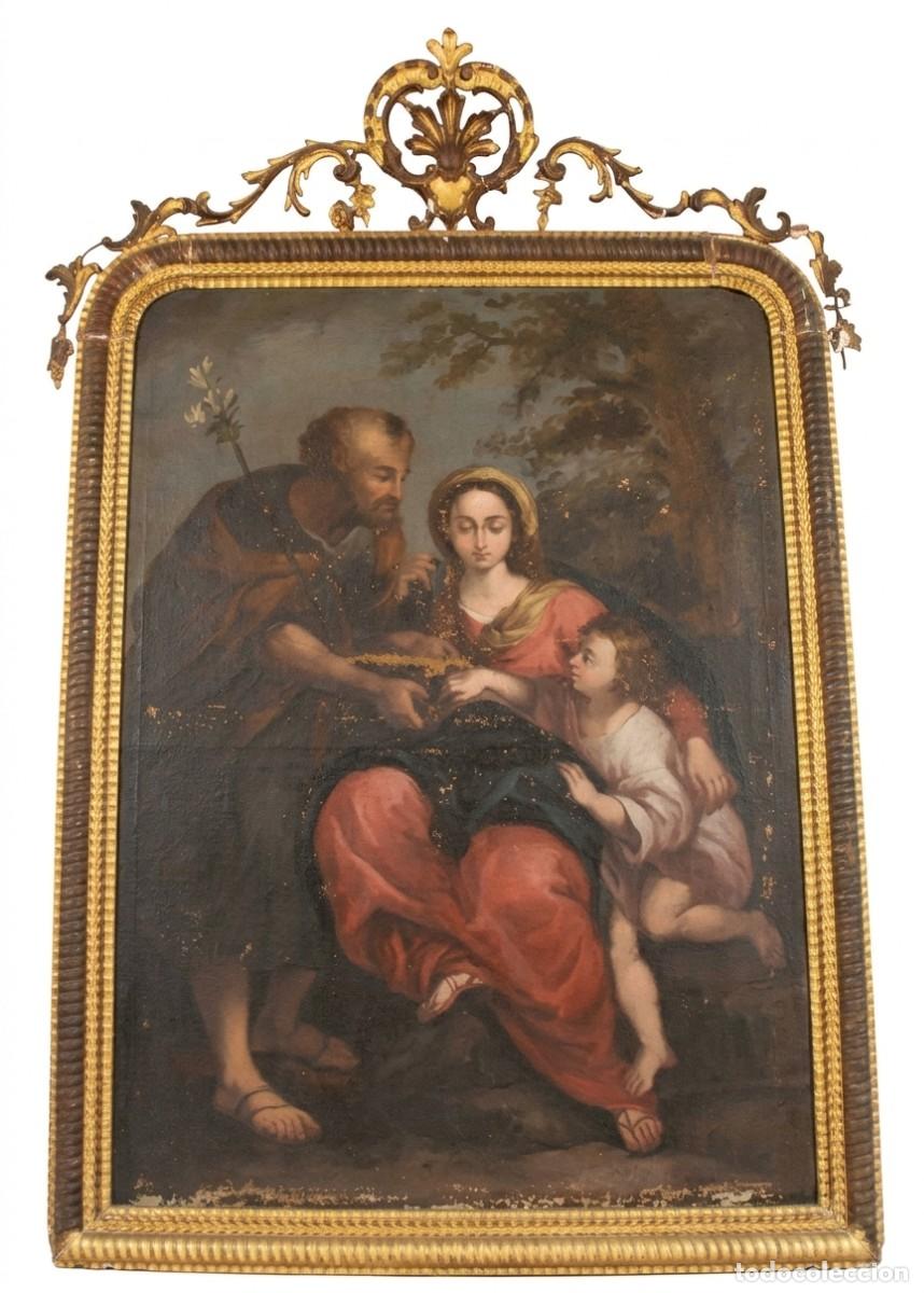 Arte: Sagrada Familia &middot; &Oacute;leo sobre lienzo &middot; Escuela europea &middot; ca. 1770&ndash;1800