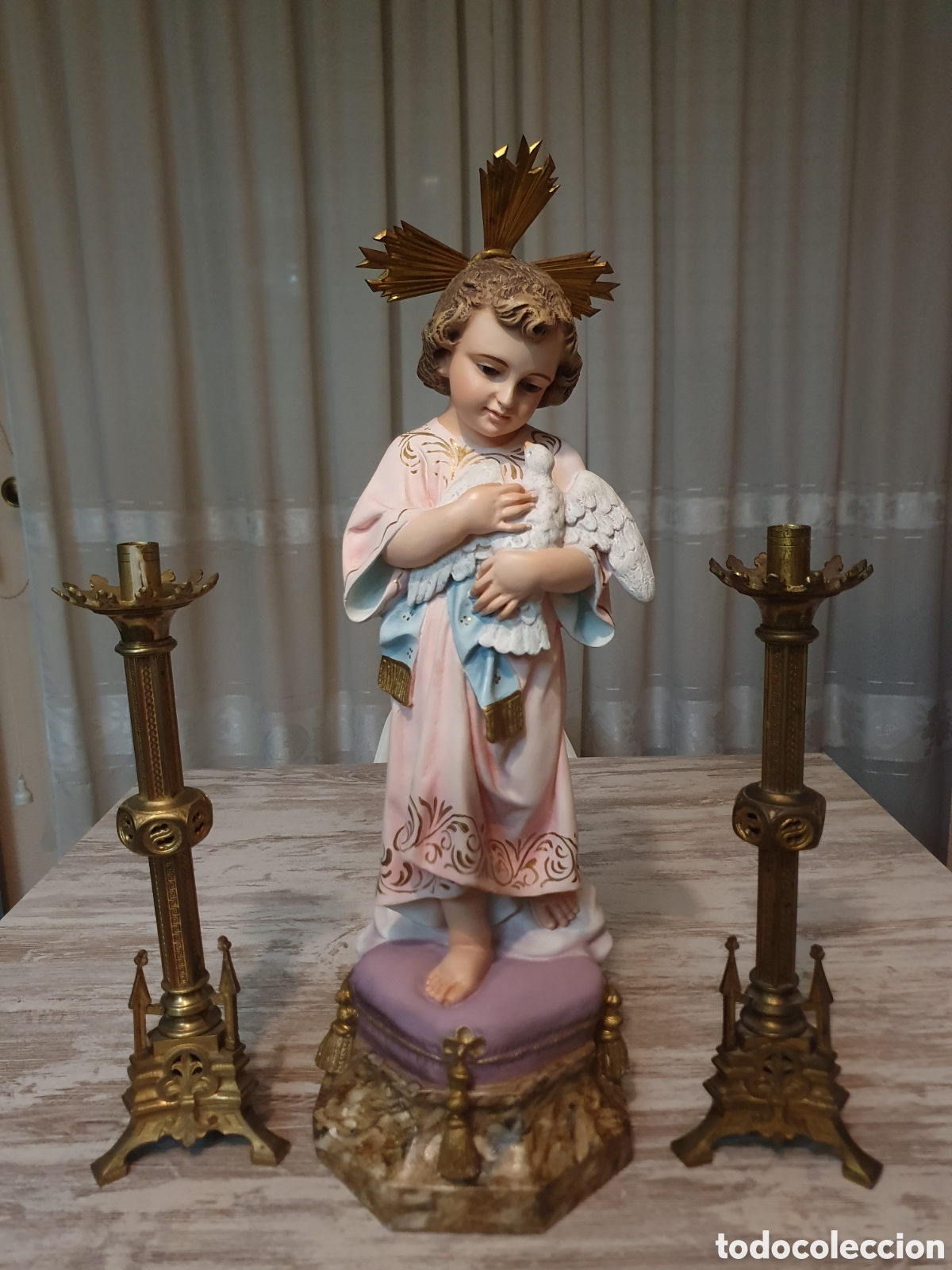 Arte: Ni&ntilde;o Jes&uacute;s , taller de Olot