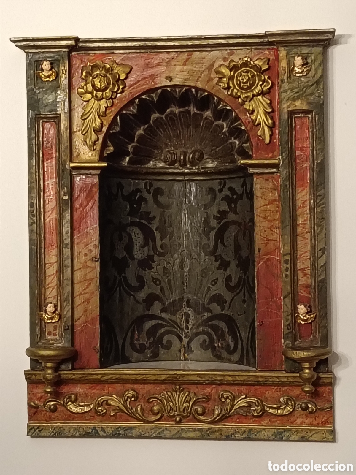 Arte: Retablo de madera , buen estado