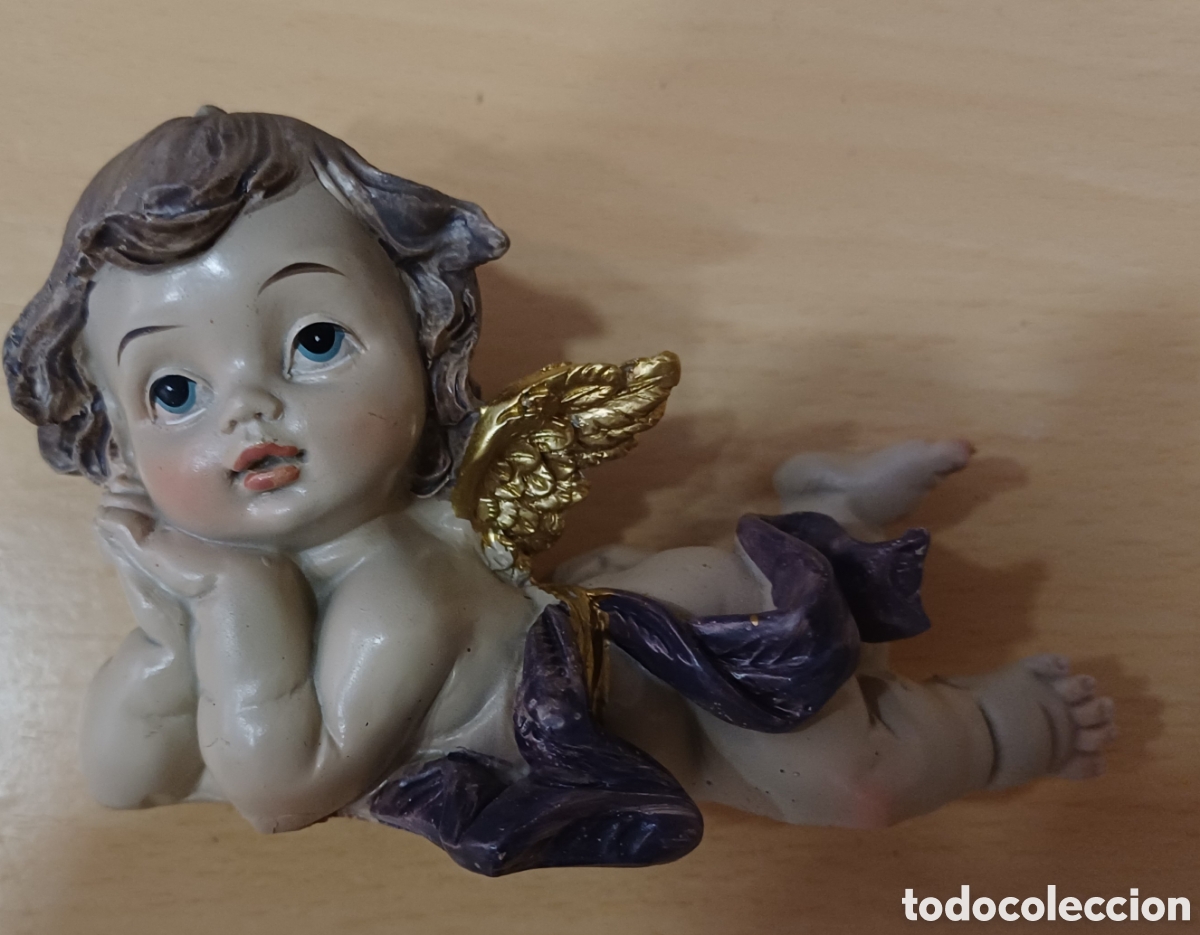 Arte: ANGEL RESINA 15 CM NUEVO