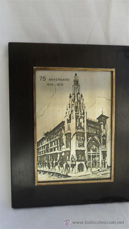 Arte: cuadro grabado en `placa de alpacar o plata - Foto 1