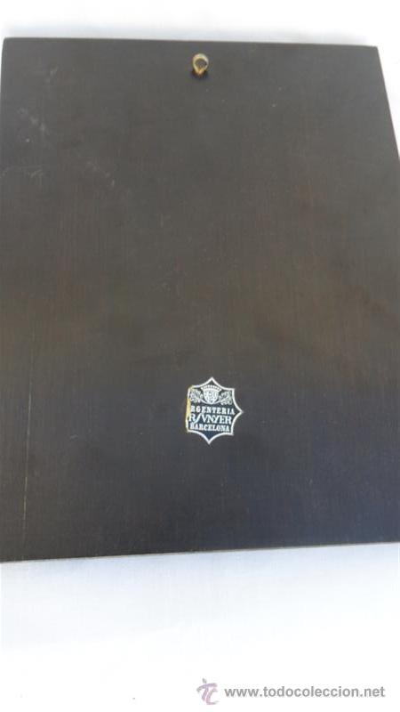 Arte: cuadro grabado en `placa de alpacar o plata - Foto 3