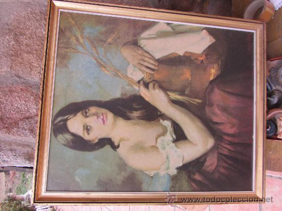 Arte: GITANA, FRANCISCO RIVERA, MCMLXXVI, medidas 67x58 cms. - Foto 1