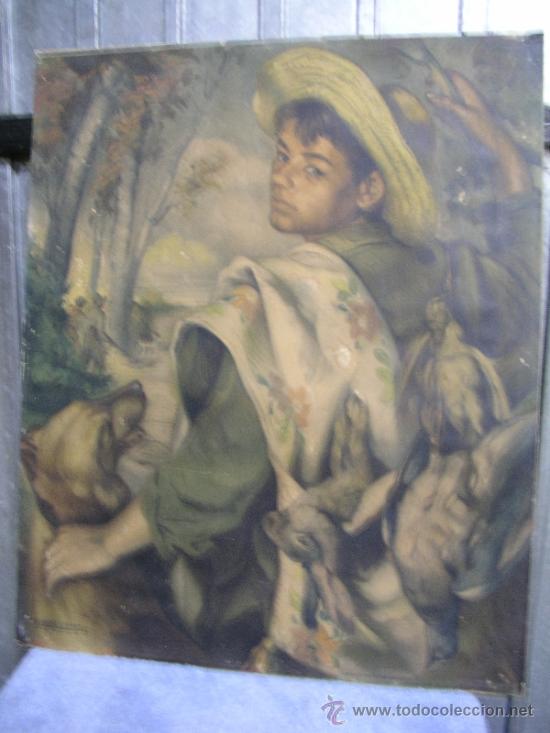 Arte: LAMINA DE FRANCISCO RIBERA GOMEZ  DE 1947 - Foto 1