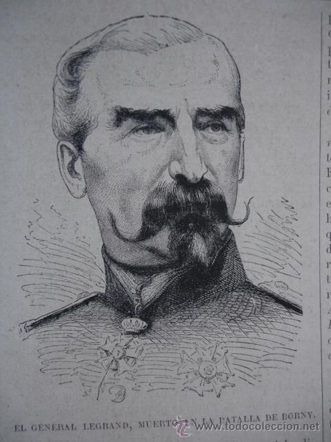 Arte: GENERAL LEGRAND,BORNY .A&Ntilde;O 1870 - Foto 1