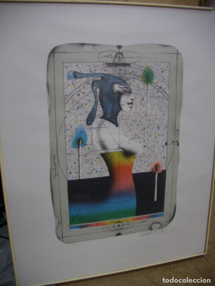 Arte: ANTIGUA LAMINA NUMERADA - Foto 1
