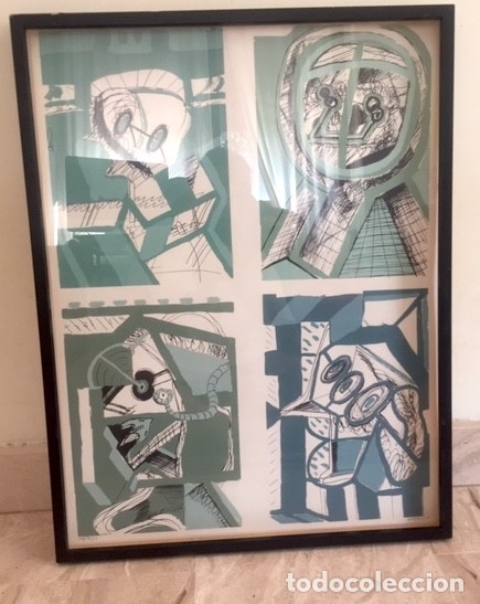 Arte: Serigraf&iacute;a Luis Gordillo SIN MARCO - Foto 1