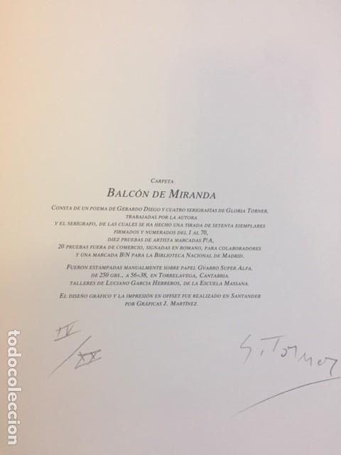 Arte: BALC&Oacute;N DE MIRANDA: GLORIA TORNER Y GERARDO DIEGO - Foto 2