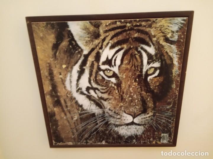 Arte: CUADRO DIBUJO TIGRE - Foto 3