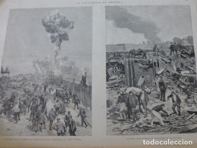 Arte: AMBERES CATASTROFE SERIGRAFIA 1889 - Foto 1