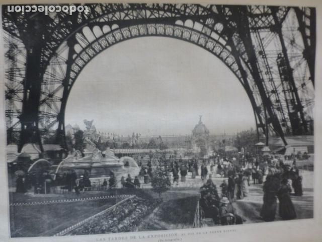 Arte: PARIS EXPOSICION UNIVERSAL SERIGRAFIA 1889 - Foto 1