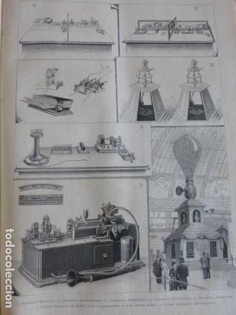 Arte: LON INVENTOS DE EDISON SERIGRAFIA 1889 - Foto 1