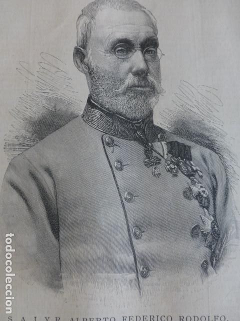 Arte: ARCHIDUQUE DE AUSTRIA SERIGRAFIA 1889 - Foto 1