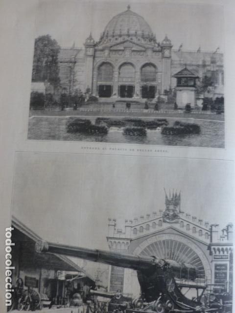 Arte: PARIS EXPOSICION UNIVERSAL SERIGRAFIA 1889 - Foto 1