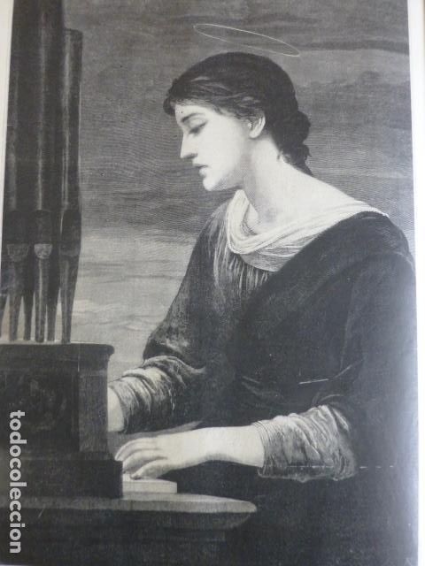 Arte: SANTA CECILIA SERIGRAFIA 1889 - Foto 1