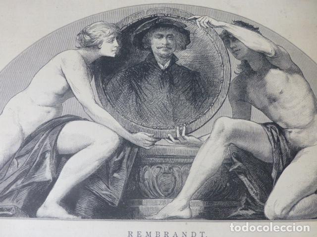 Arte: REMBRANDT SERIGRAFIA 1885 - Foto 1