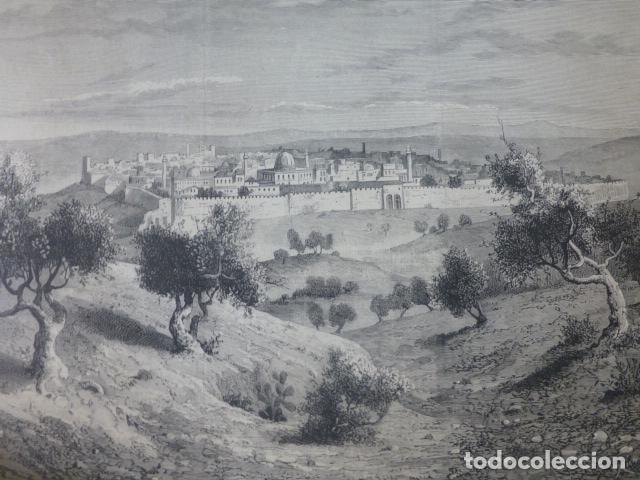 Arte: JERUSALEM SERIGRAFIA 1885 - Foto 1