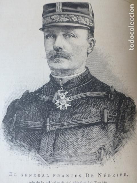Arte: GENERAL NEGRIER SERIGRAFIA 1885 - Foto 1