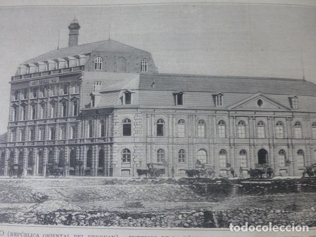 Arte: MONTEVIDEO URUGUAY SERIGRAFIA 1885 - Foto 1