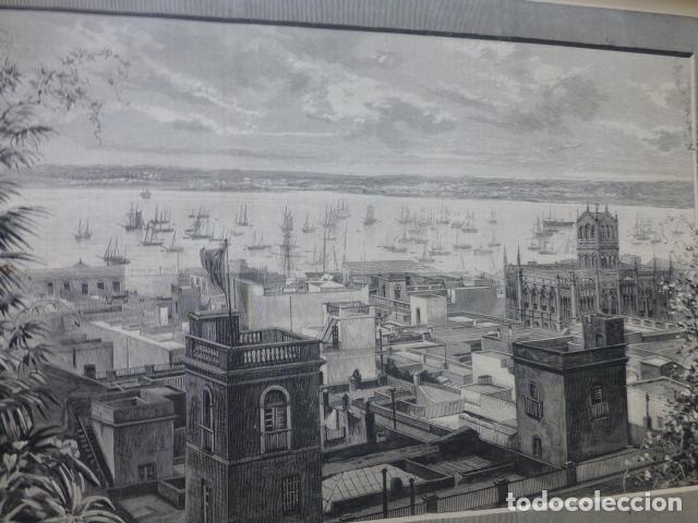 Arte: MONTEVIDEO URUGUAY SERIGRAFIA 1885 - Foto 1